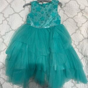 Disney Princess Ariel Turquoise Gown with Tulle Skirt